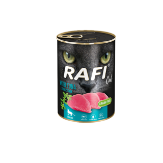 Rafi Cat Adult tuńczyk sterilised 400g - Mokra karma dla kotów sterylizowanych